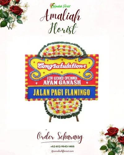Bunga Papan Congratulation di Tosaran